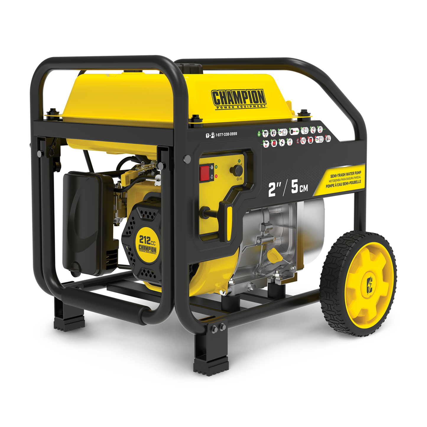 Champion 5 cm Vattenpump Clean/Dirty