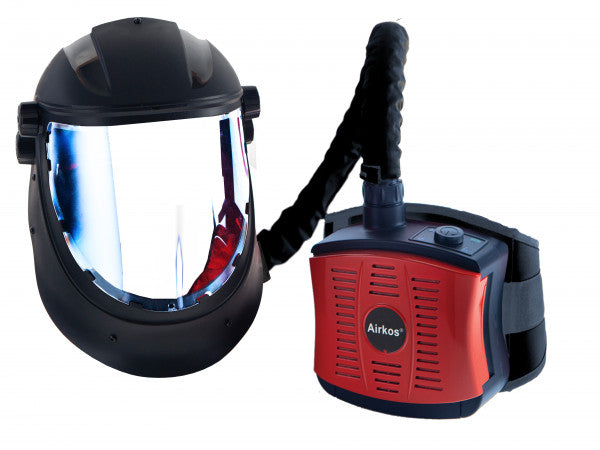 WELTEK Slipvisir med batteridriven friskluftsenhet