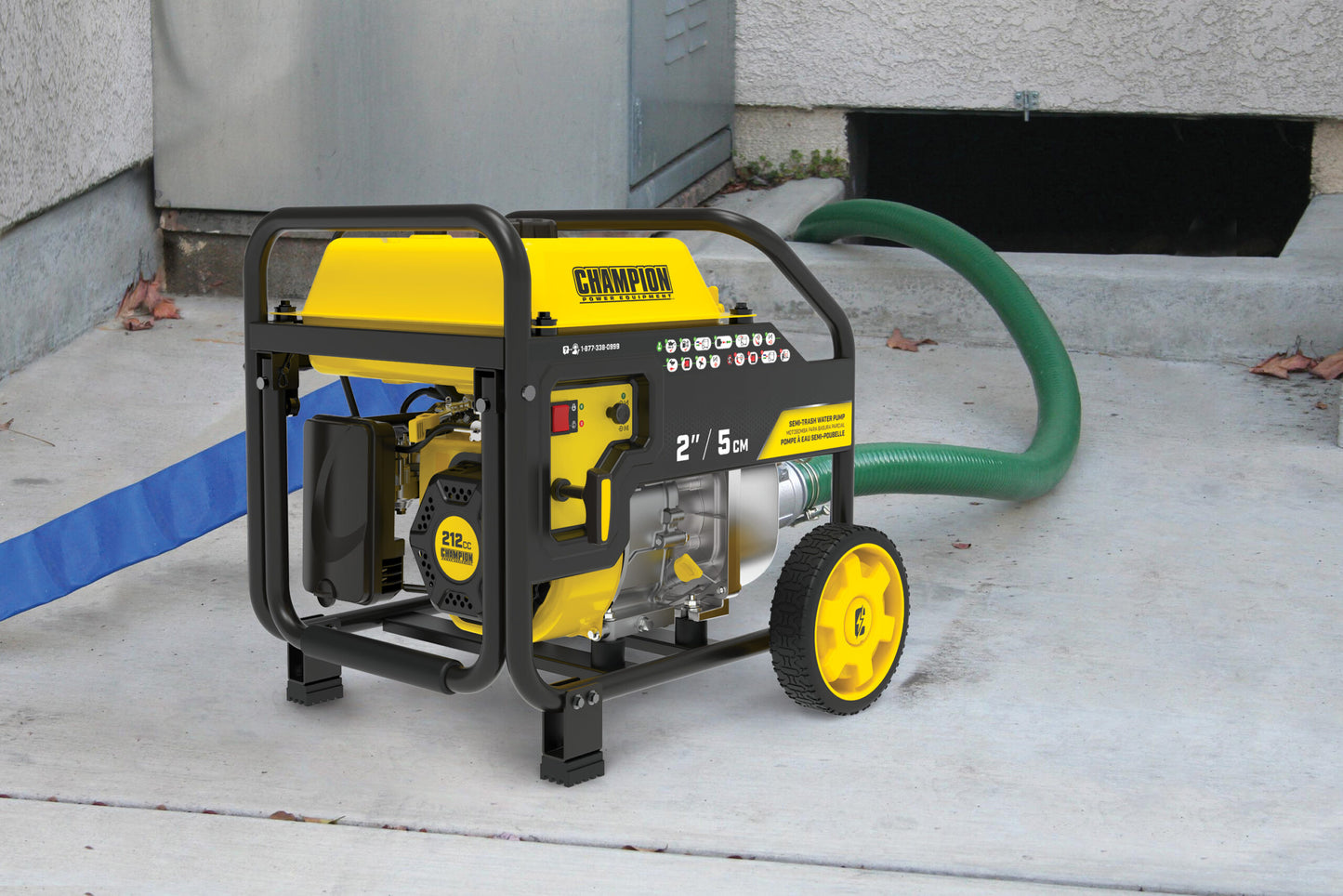 Champion 5 cm Vattenpump Clean/Dirty