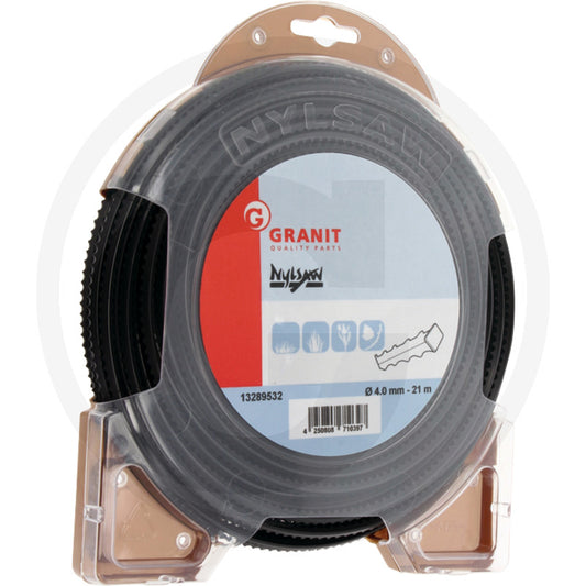 Trimmertråd Nylsaw 4mm 21m