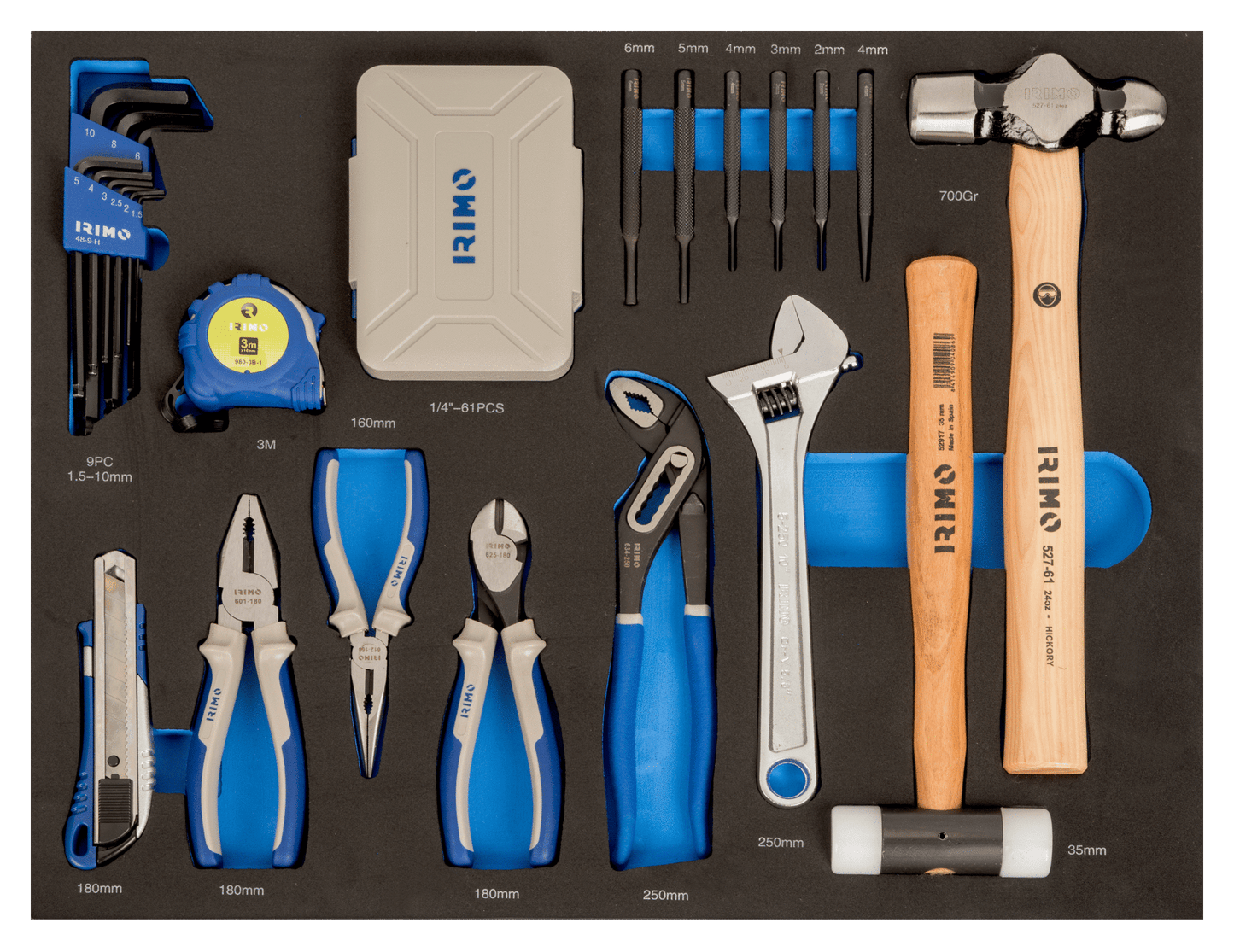 Verktygsvagn Irimo 206 verktyg