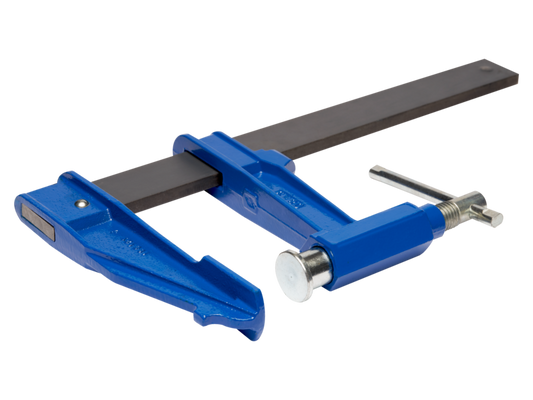 Skruvtving med slintfri bromsmekanism