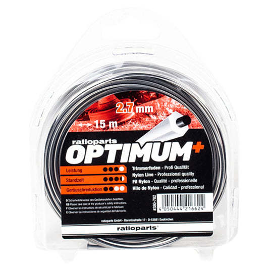 Trimmerlina Optimum tvåkärnig 2.7 mm 15 m