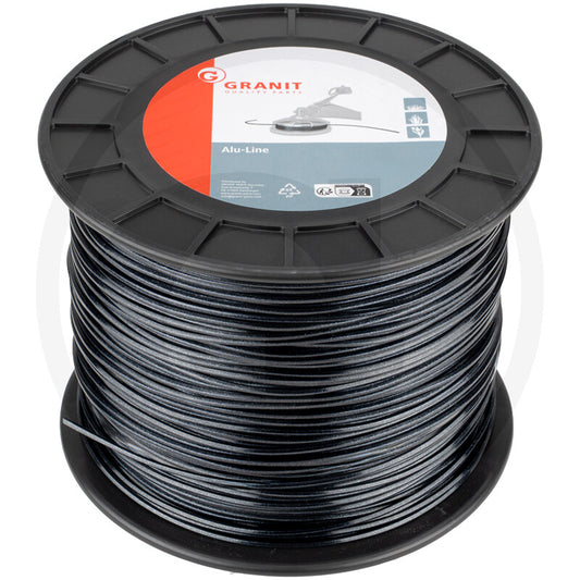 Trimmertråd Alu-line 4mm 75m